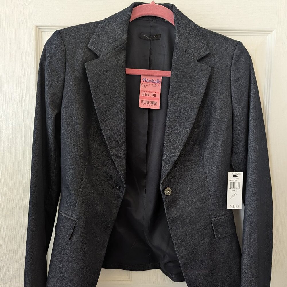 NEW Navy Tahari Women's Suit Jacket Size 2